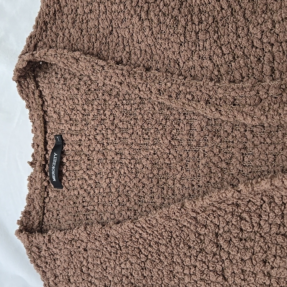 Merokeety Chunky Knit Long Sweater. Size‎ L